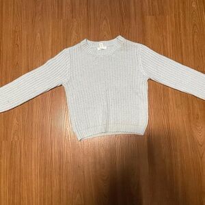 Light Blue Knitted Sweater.